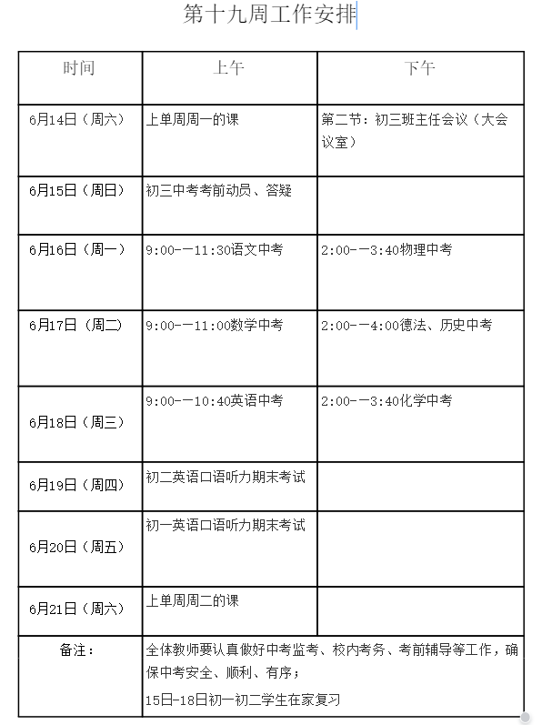 第十九周工作安排.png